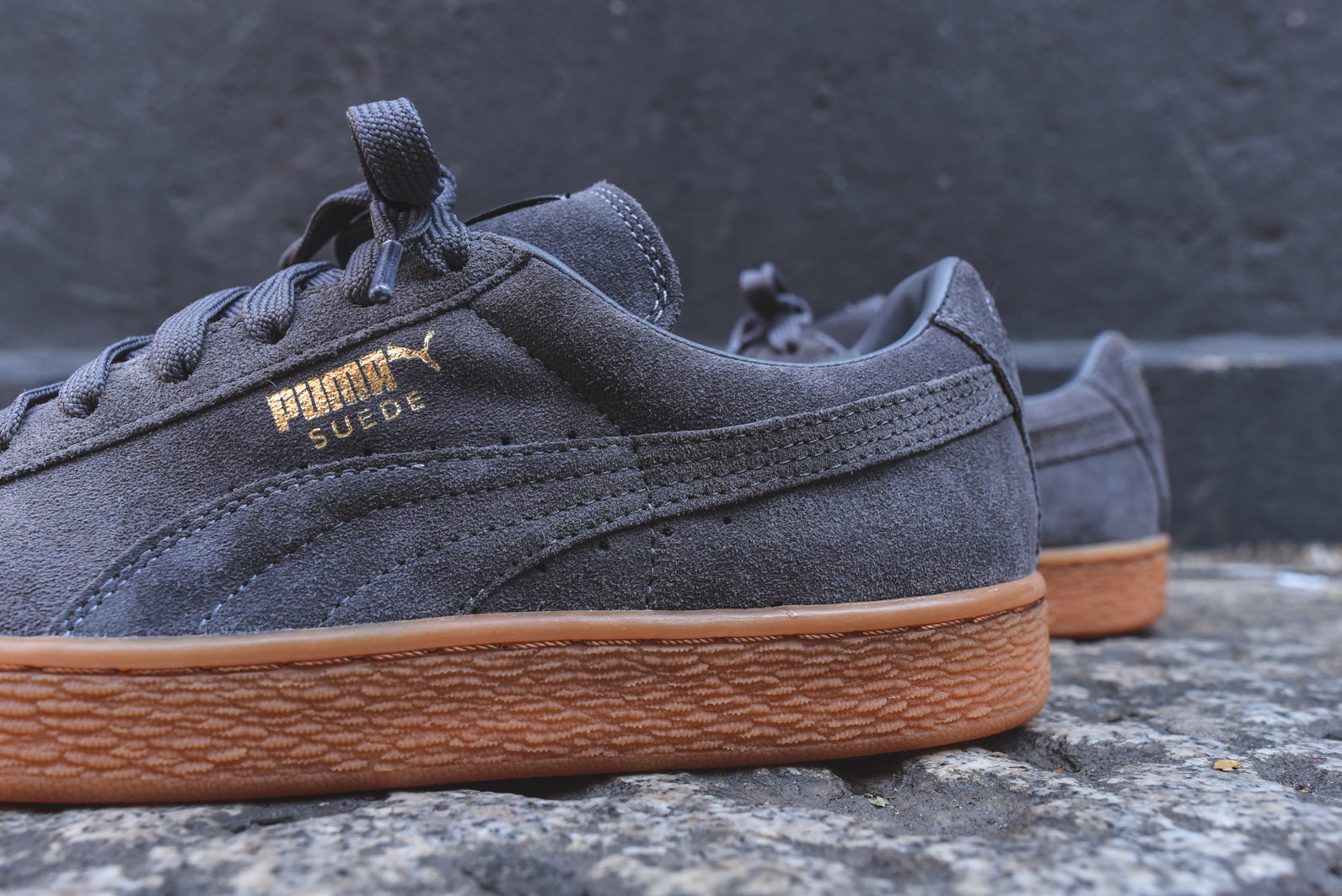 Puma Suede Winter - Steel Grey / Gum – Kith