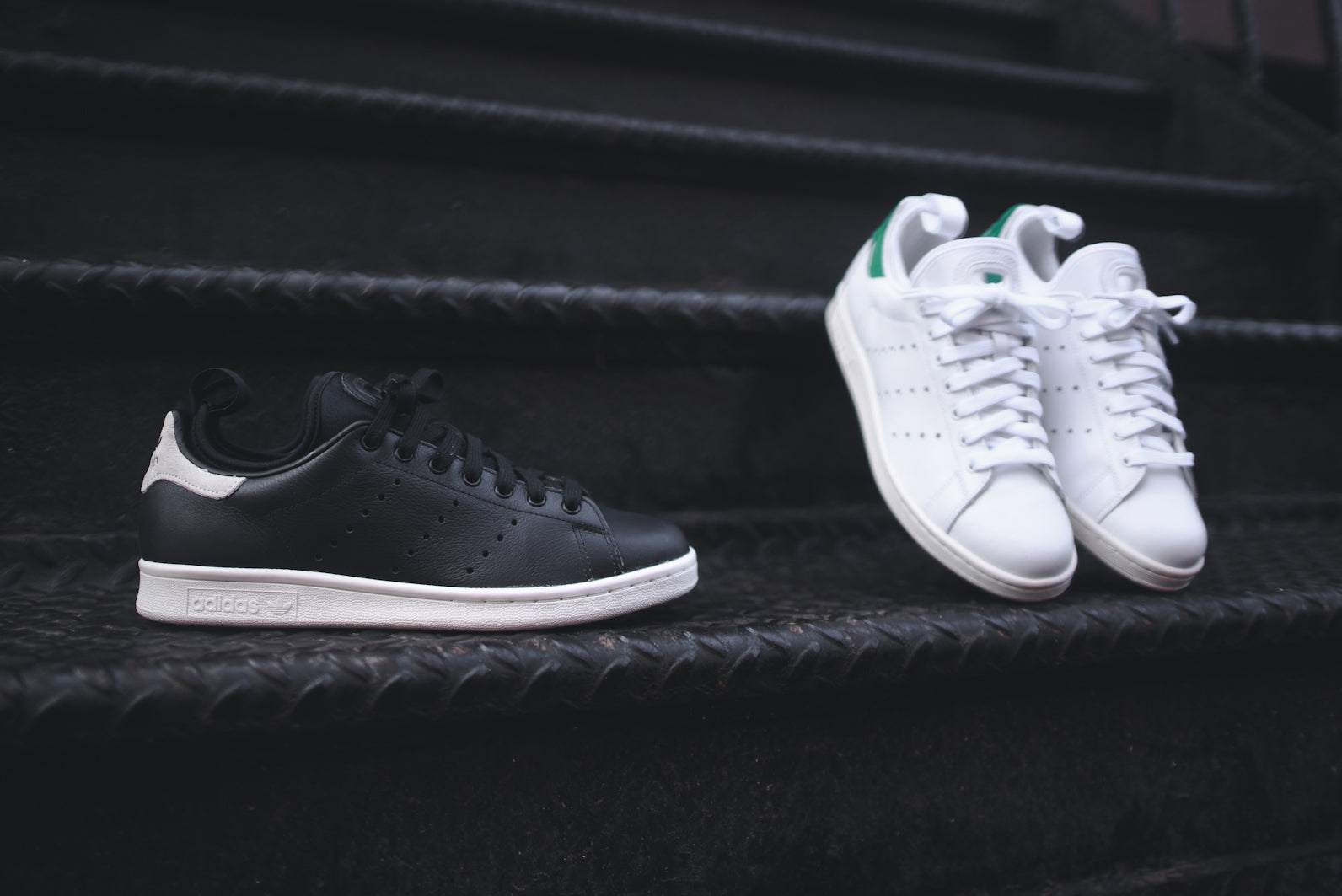 adidas stan smith updt black white