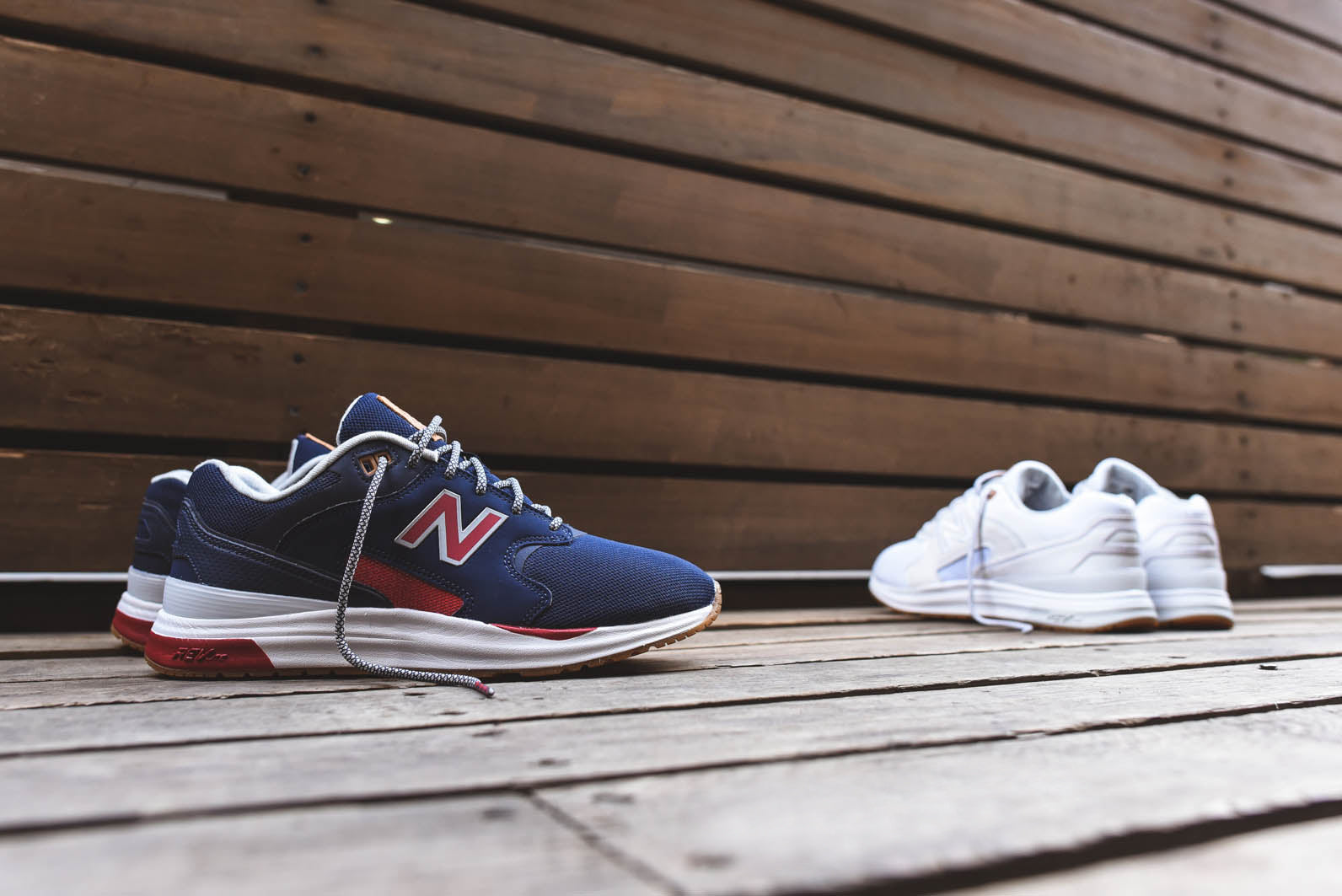 New Balance ML1550 Pack & CRT300 - White/Green – Kith