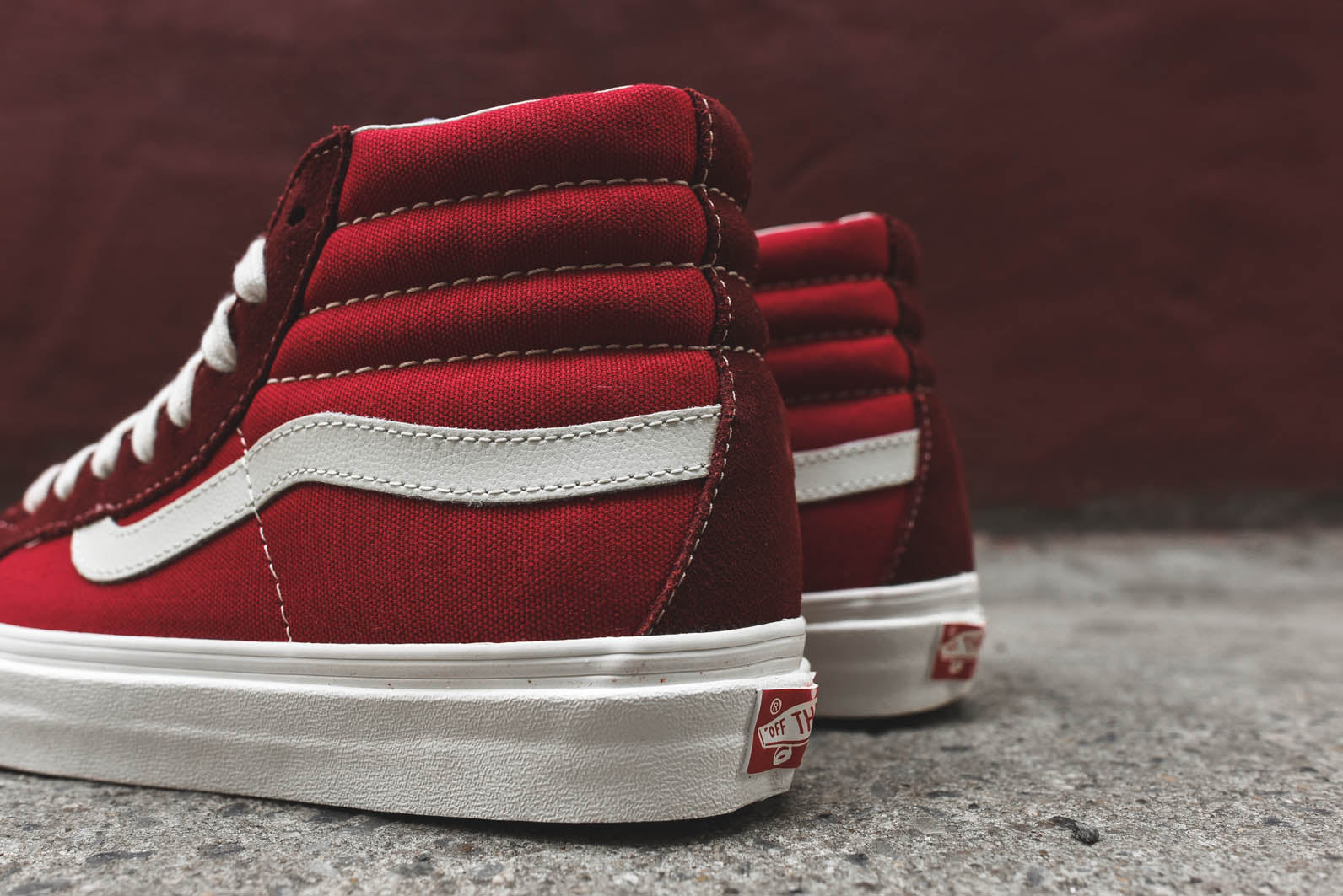 Vans Vault Sk8-Hi OG LX - Madder Brown / Chili Pepper – Kith