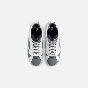 Nike Grade School Air Jordan 7 - Retro White / Varsity Purple / Flint Grey / Black 3