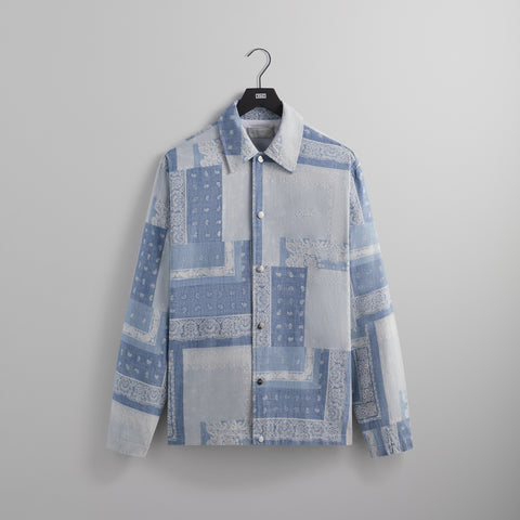 Kith Quilted Apollo Shirt - Light Indigo