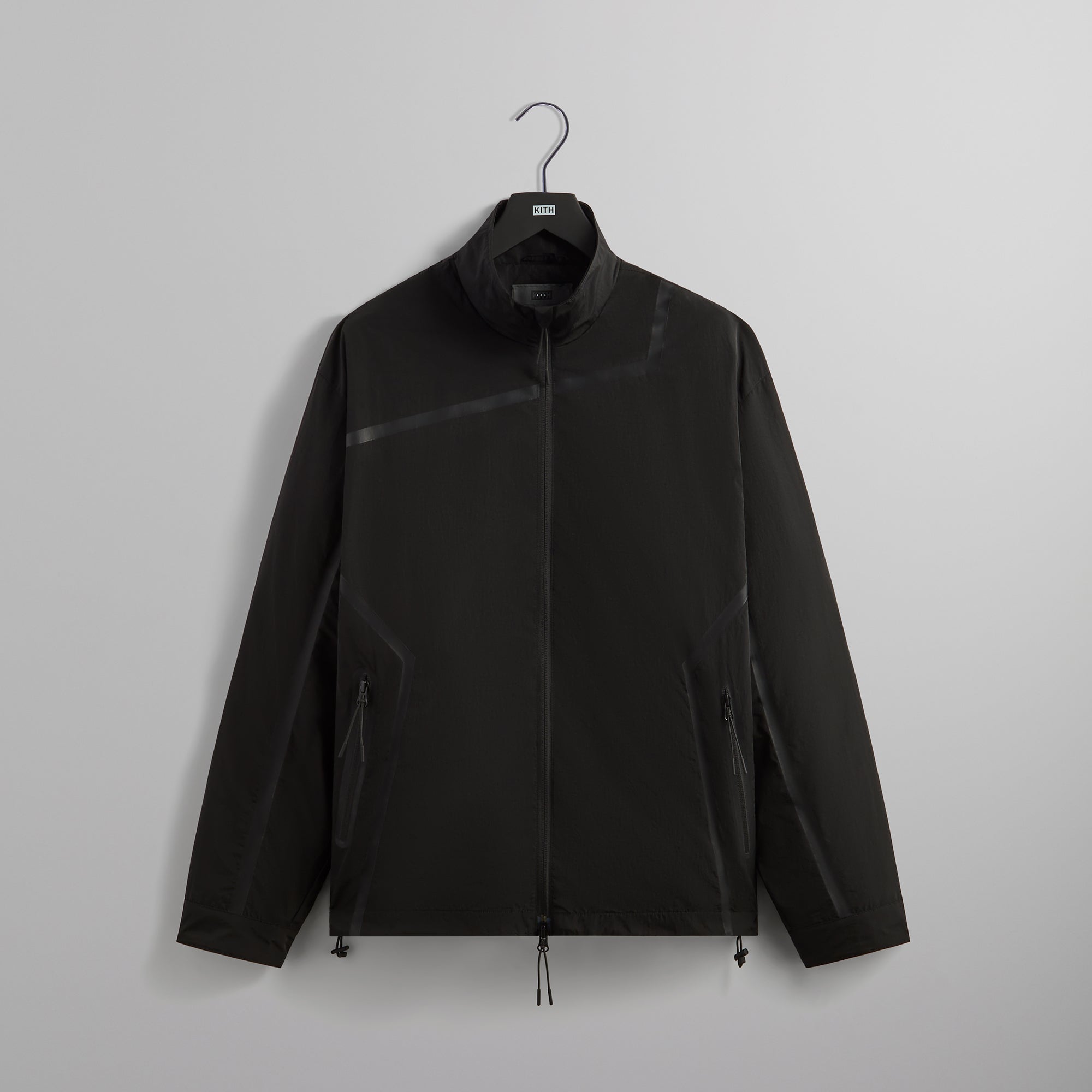 Kith Wrinkle Nylon Madison Track Jacket - Black