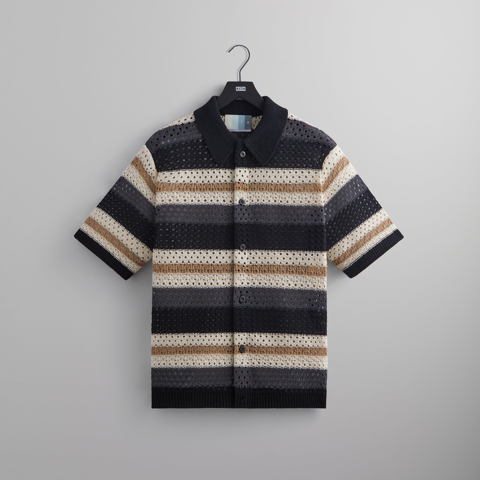 KITH Thompson Crochet Buttondown Sサイズ tic-guinee.net