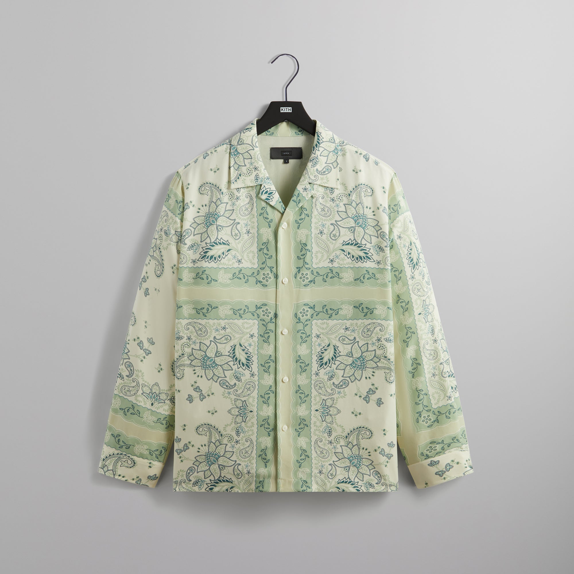 Kith Vintage Floral Bandana Long Sleeve Thompson Shirt - Data