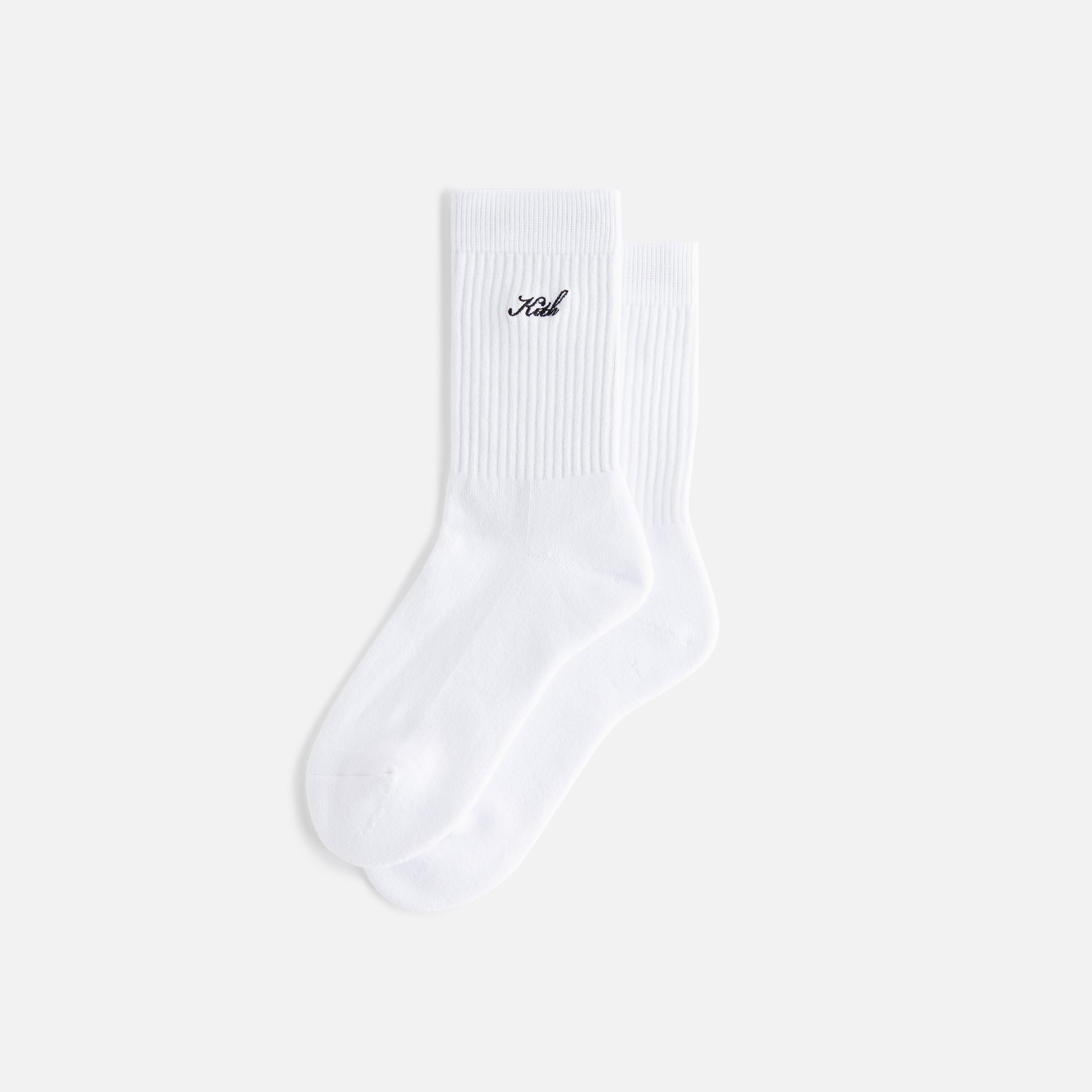 Erlebniswelt-fliegenfischenShops Women Script Classic Crew Socks - White