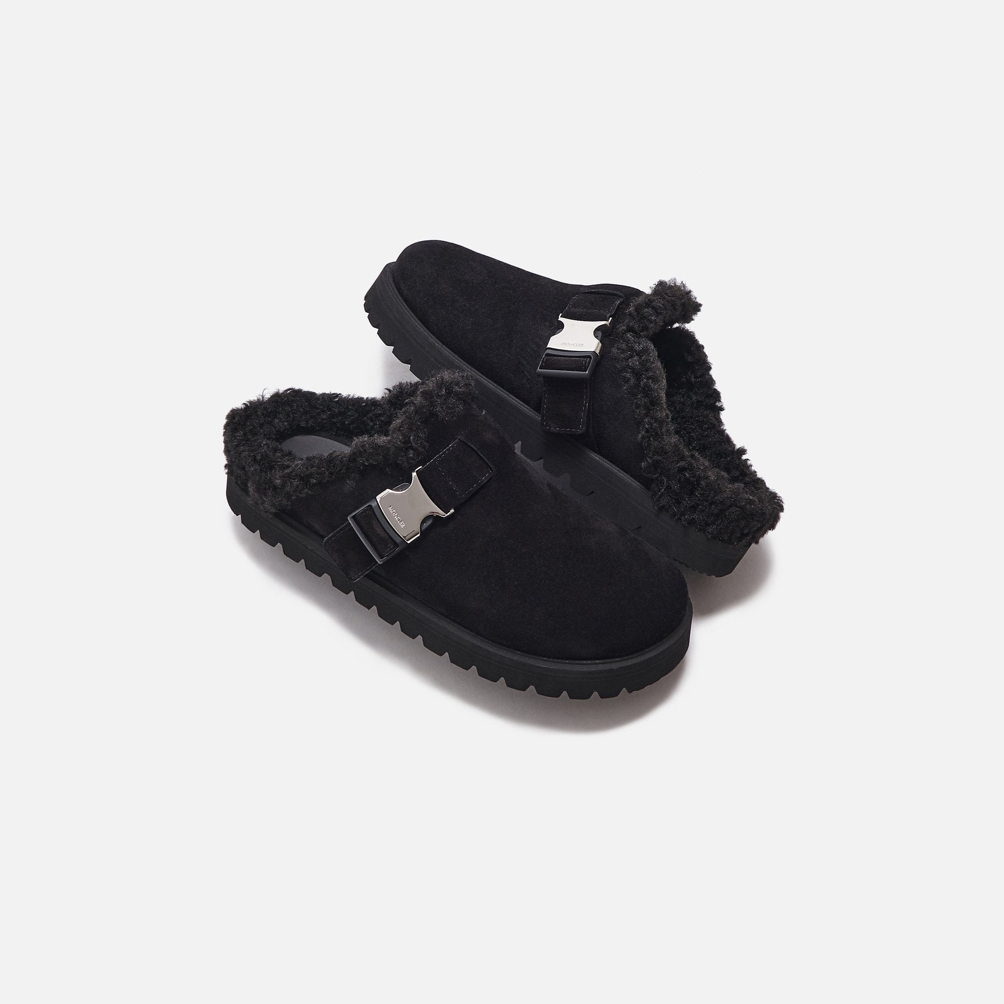 Moncler Mon Mule Slide Shoes - Black – Kith