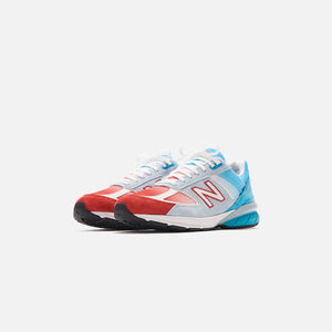 New Balance Made In USA 990 V5 - Red / White 2