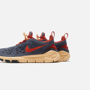 Nike Free Run Trail - Thunder Blue / Orange Cinnabar / Canvas 4