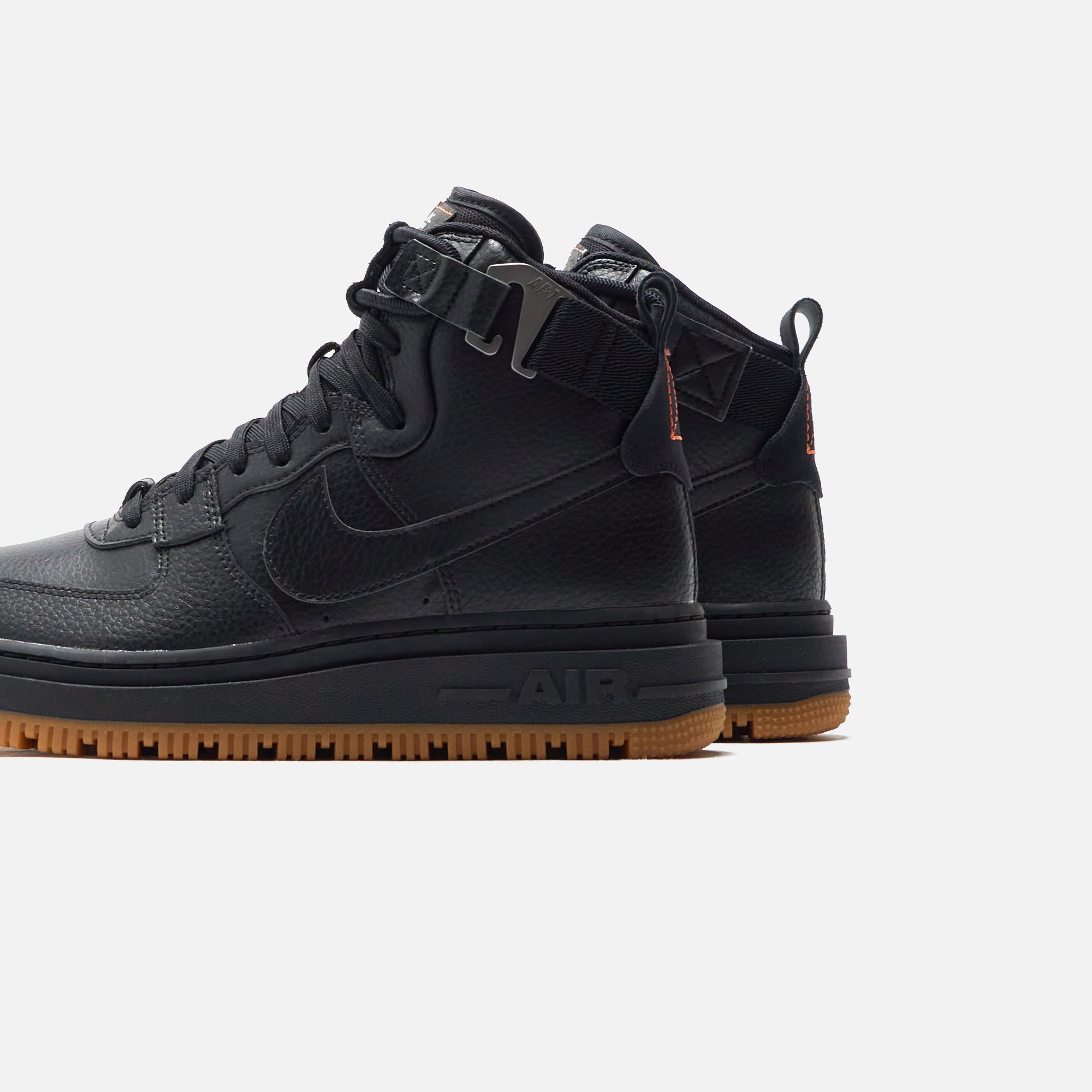 Women's shoes Nike W Air Force 1 High Utility 2.0 Black/ Summit White-Orange-Gum  Med Brown