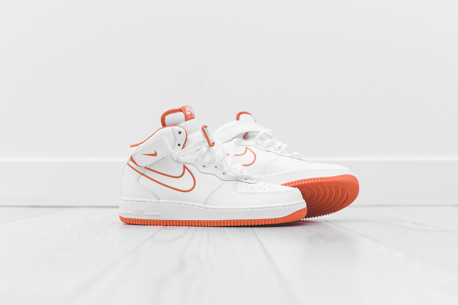 Nike Air Force 1 '07 Mid - White / Orange – Kith