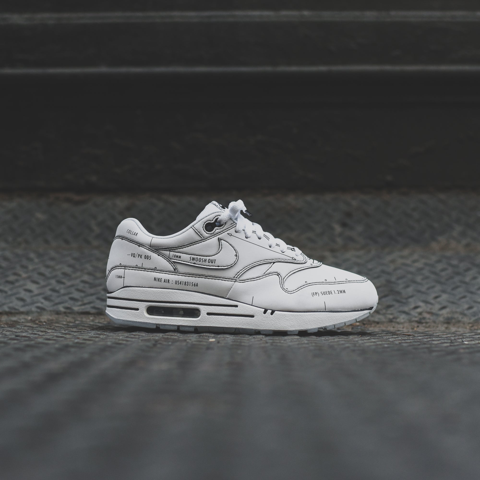 Nike Air Max 1 Sketch to Shelf - White / Black – Kith