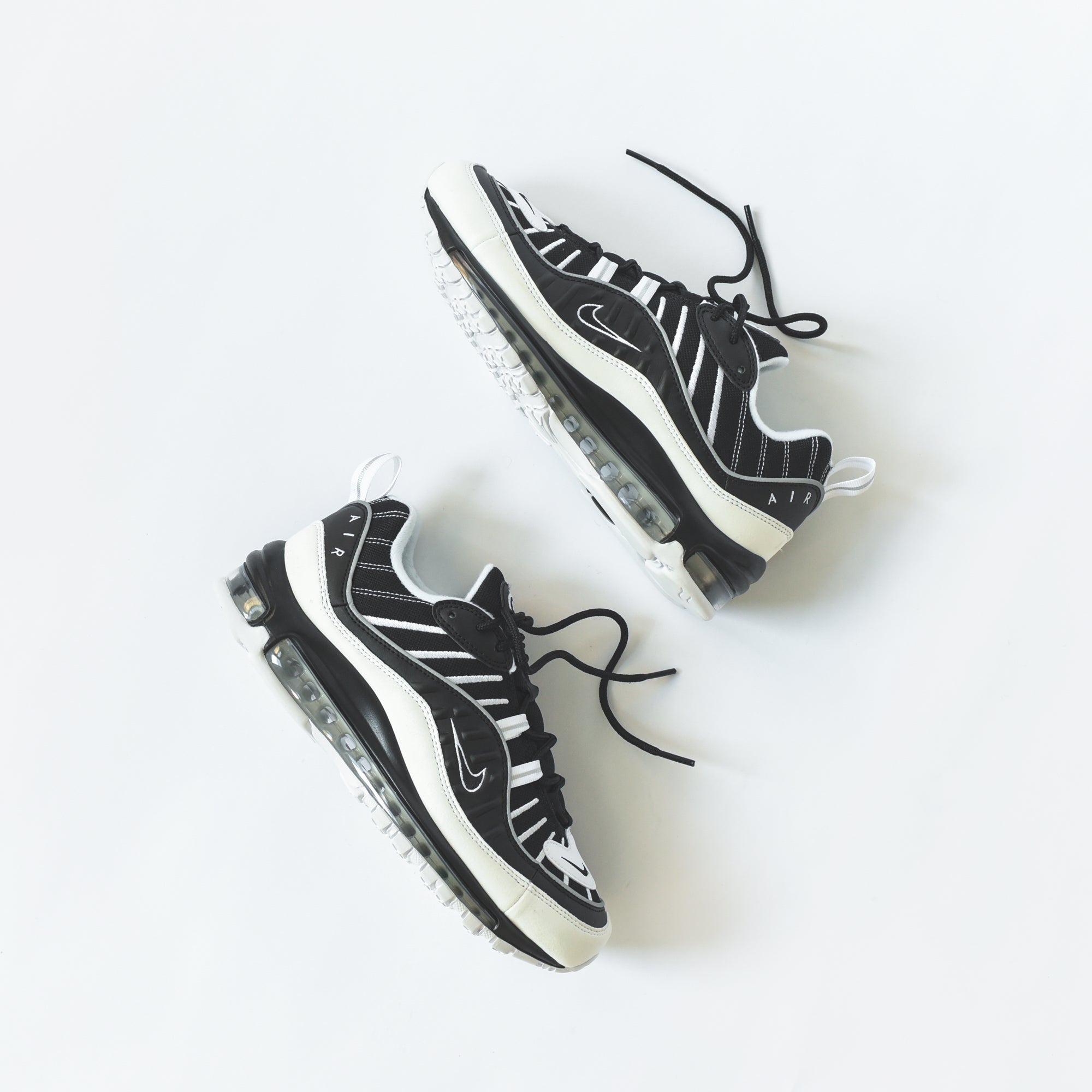 air max 98 black white