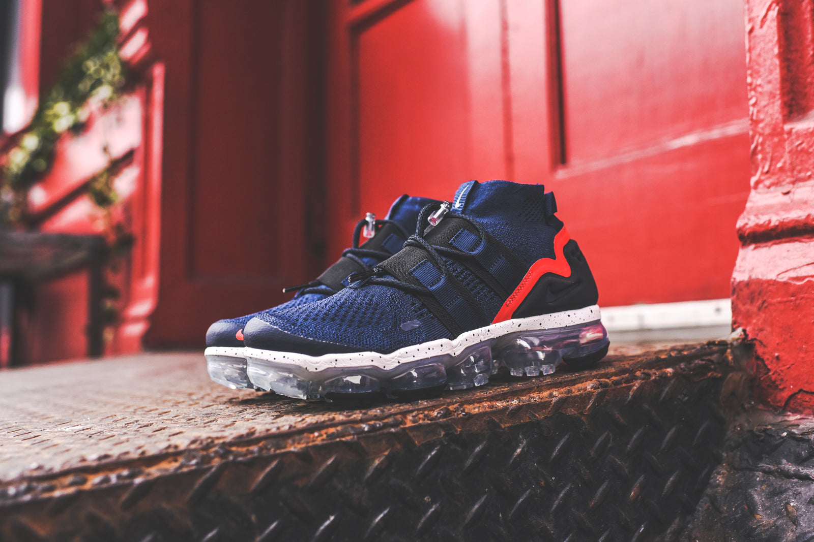 Dijk Kikker botsen Nike Air VaporMax FK Utility - Navy / Black – Kith