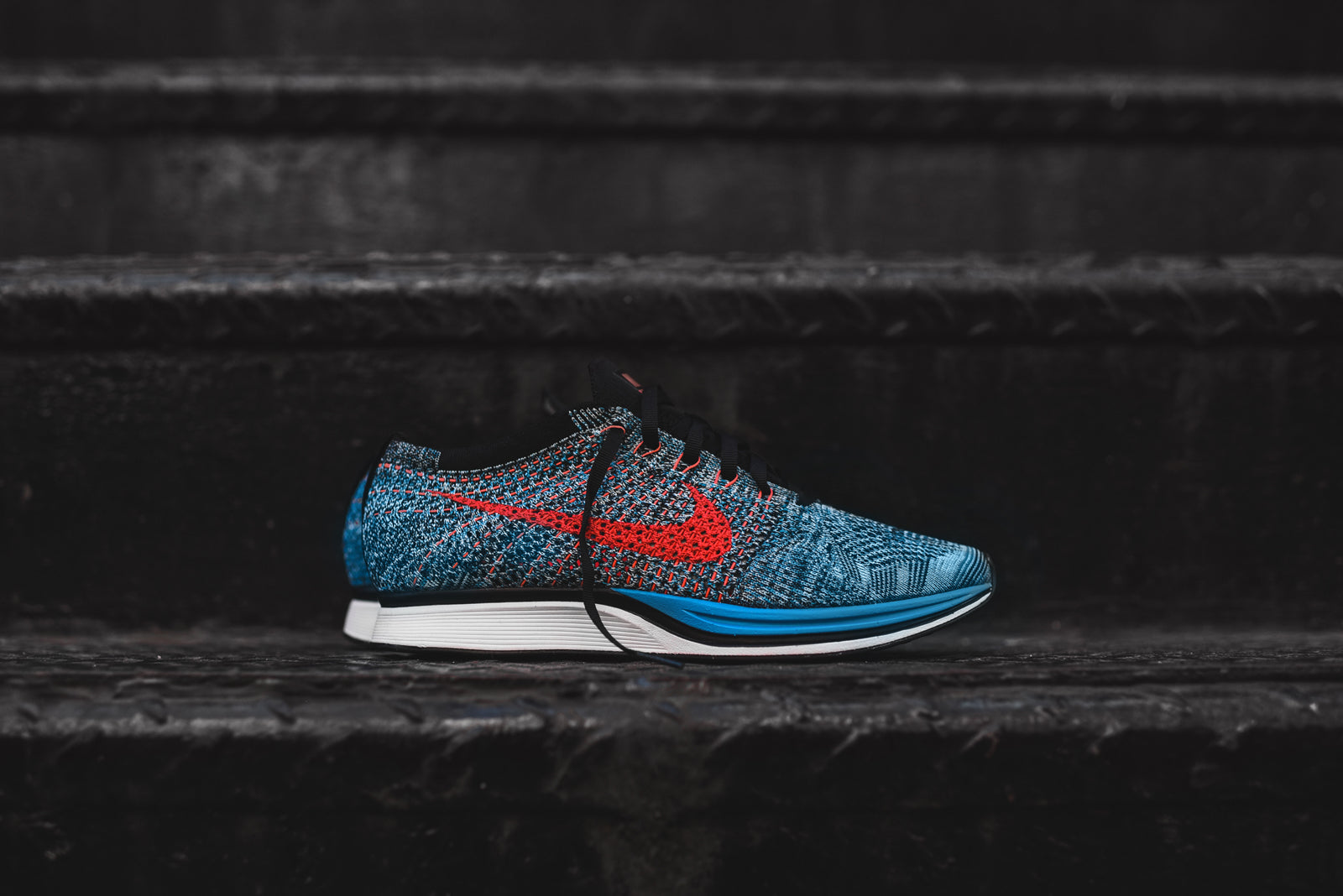 nike flyknit racer neo turquoise