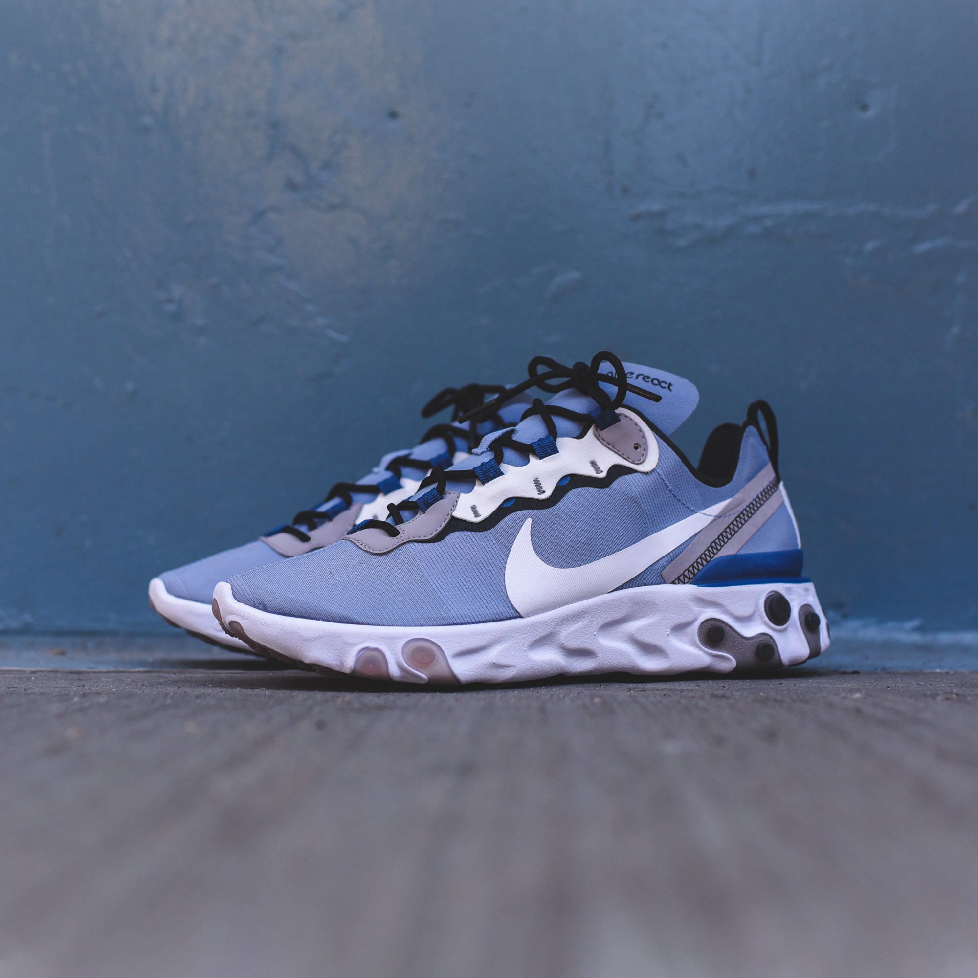 nike react 55 indigo fog