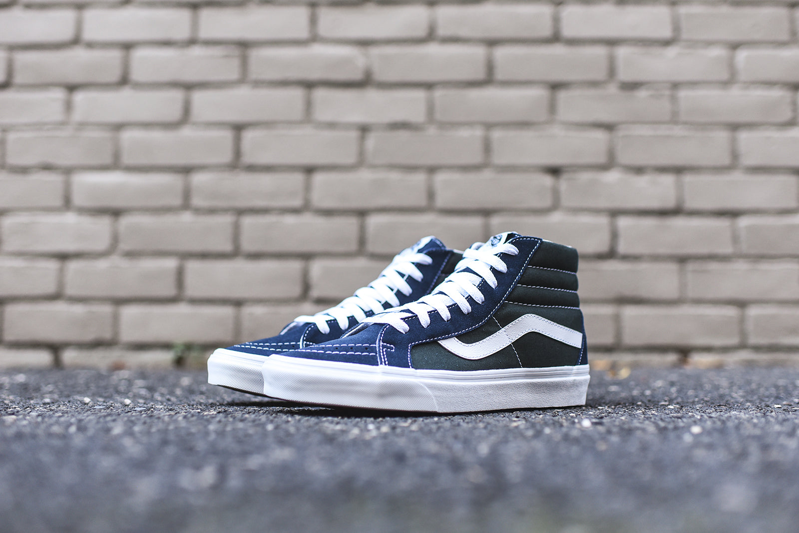 vans sk8 hi reissue dress blue