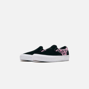 Vans Classic Slip-On VLT LX Velvet - Black / Pink 1