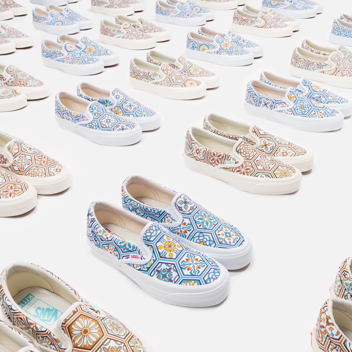 vans slip on summer