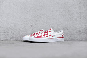 Vans Classic Slip-On - Red / White 2