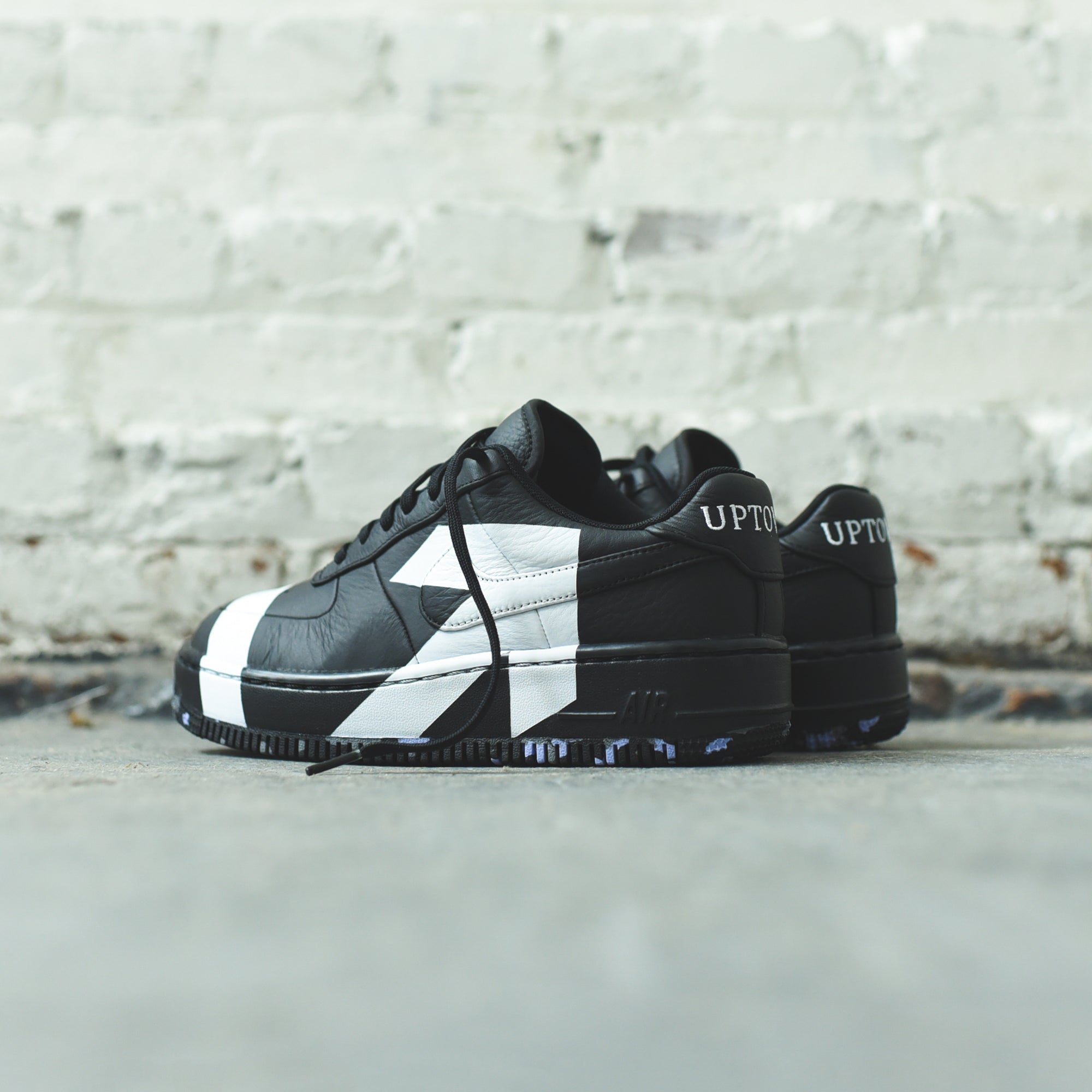 nike air force upstep black