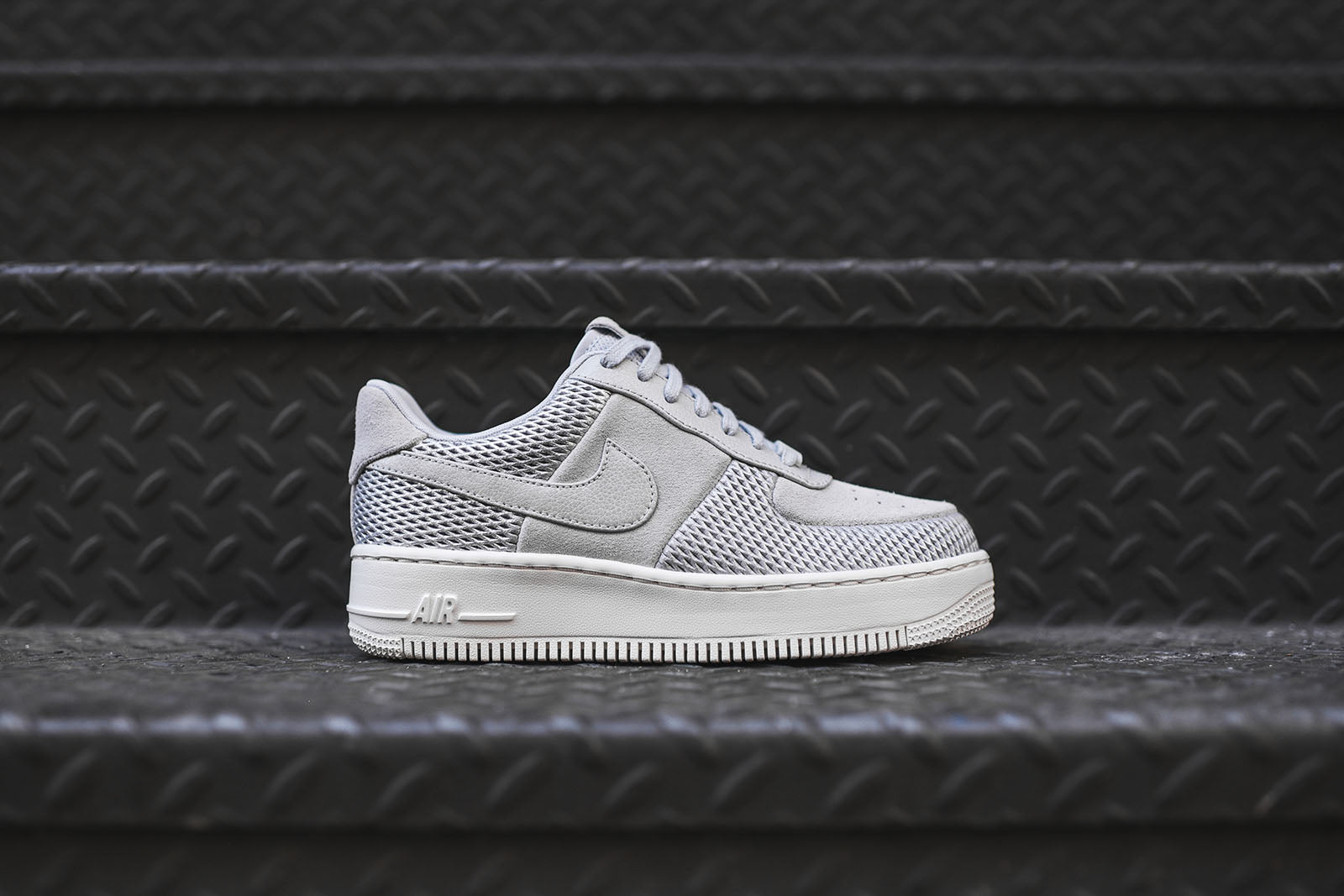 WMNS Air Force Upstep PRM - Grey / White – Kith