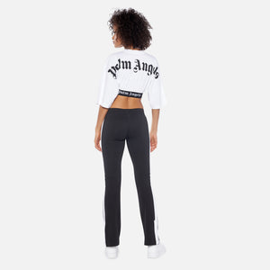 palm angels cropped logo t shirt