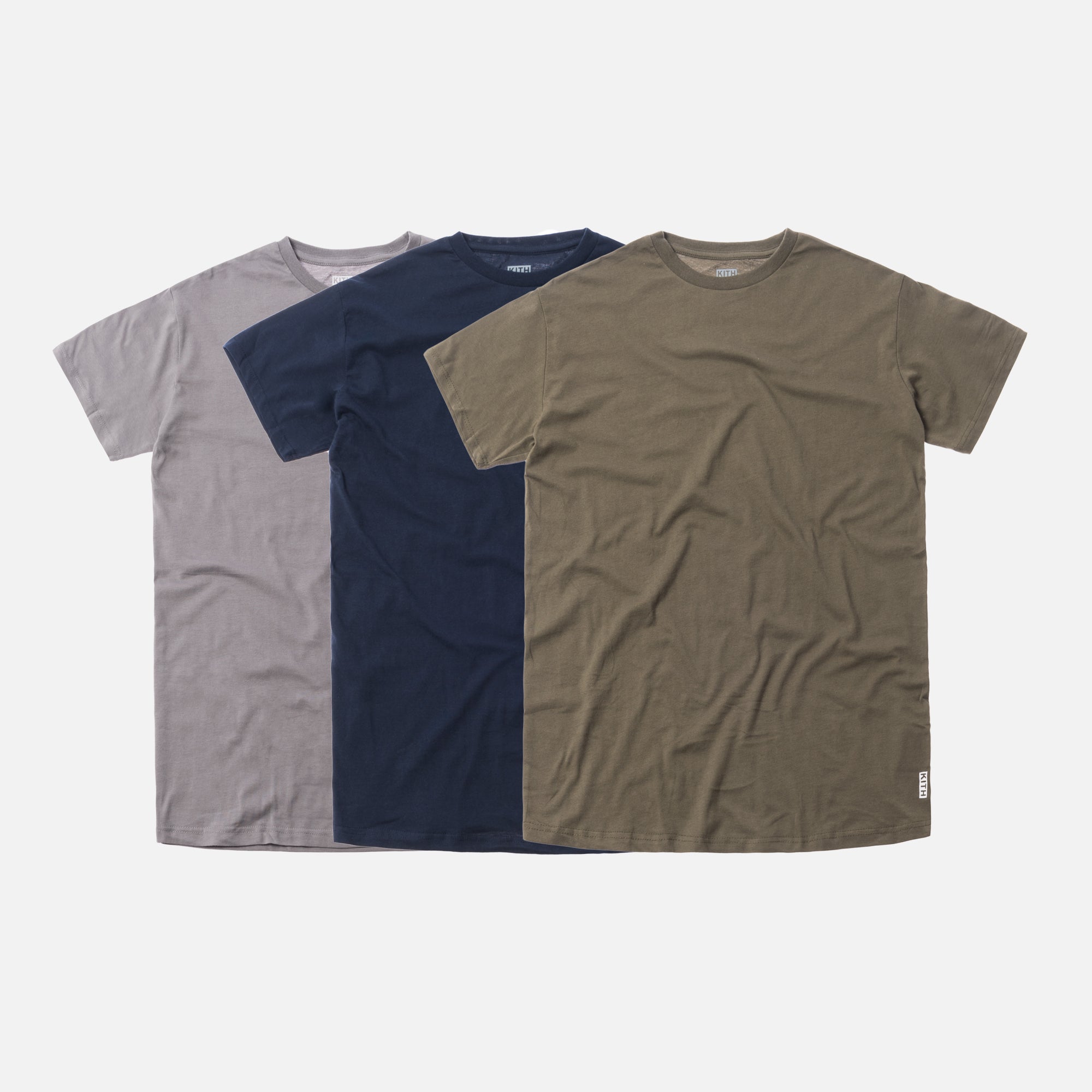 Kith Undershirt 3-Pack - Space Grey / Olive / Navy