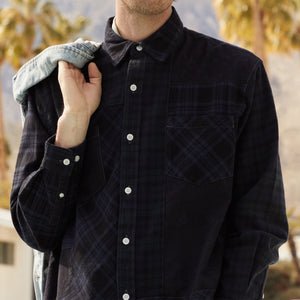 Kith Patchwork Berkeley Buttondown Shirt - Nocturnal