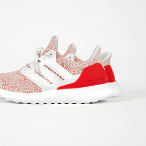 chalk white active red ultra boost