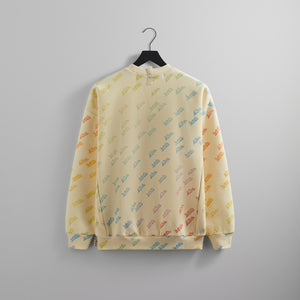 Kith for Advisory Board Crystals Rainbow Print Crewneck - Cream