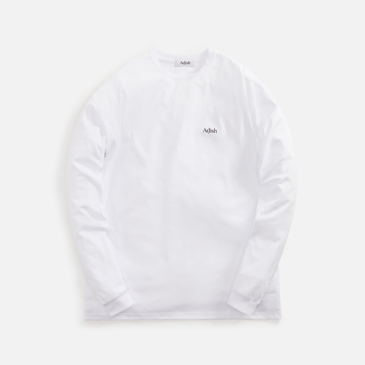 Adish Long Sleeve Nather Makhut Logo Shirt - White – Kith