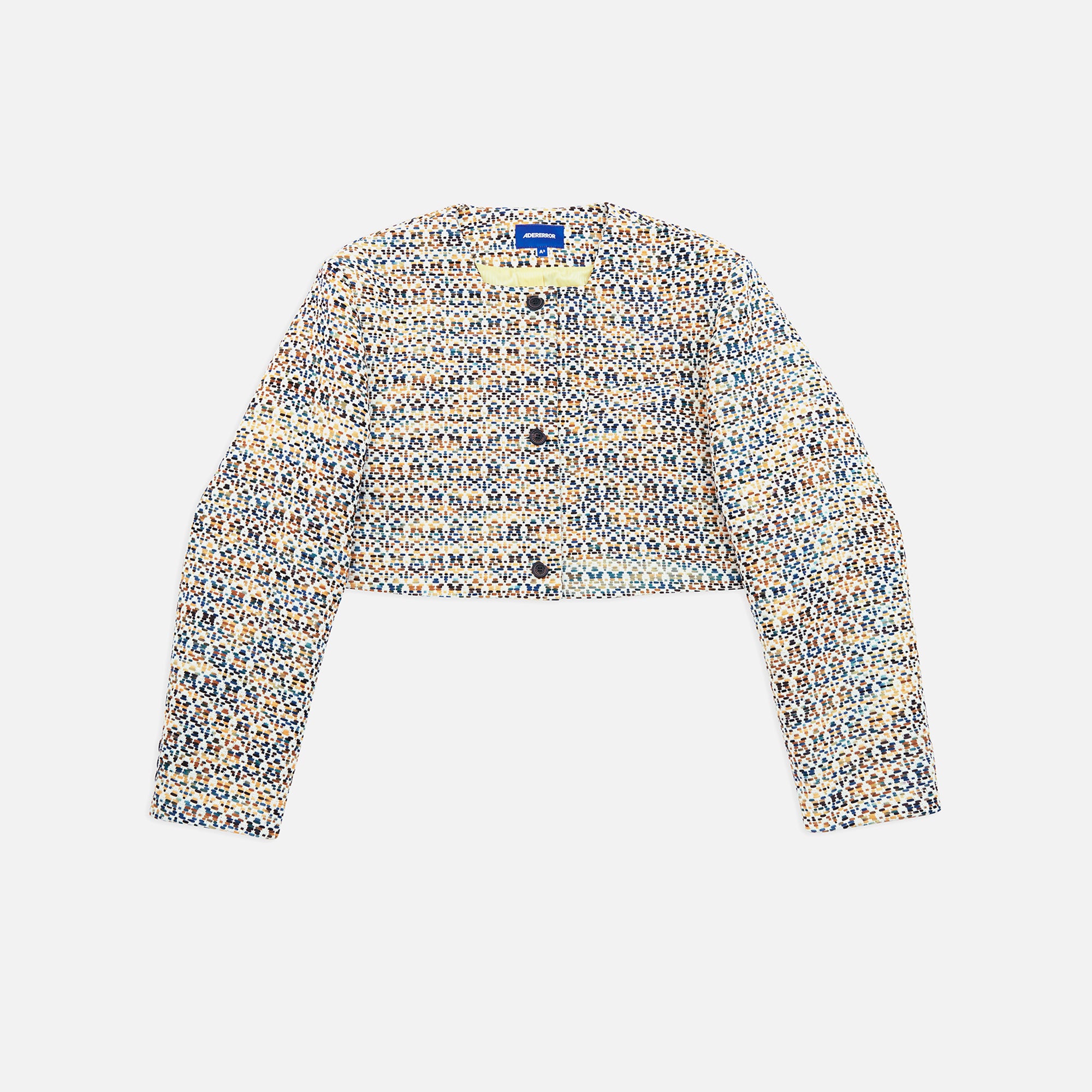 Ader Error Tweed Cropped Jacket - Multi – Kith