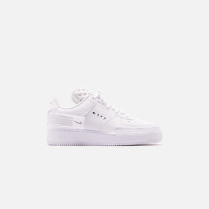 nike air force type 1 all white