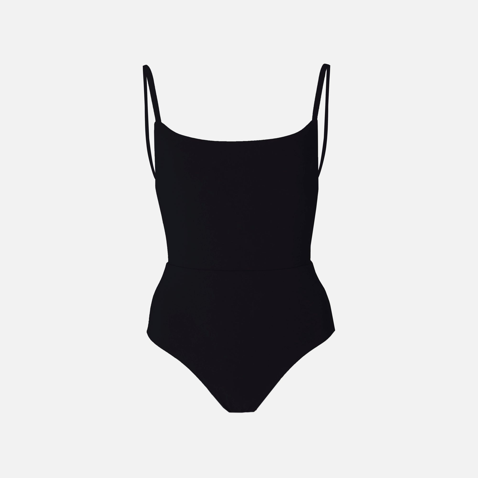 Anemone Square Neck Open Back One Piece - Black#N# #N# #N# #N# – Kith