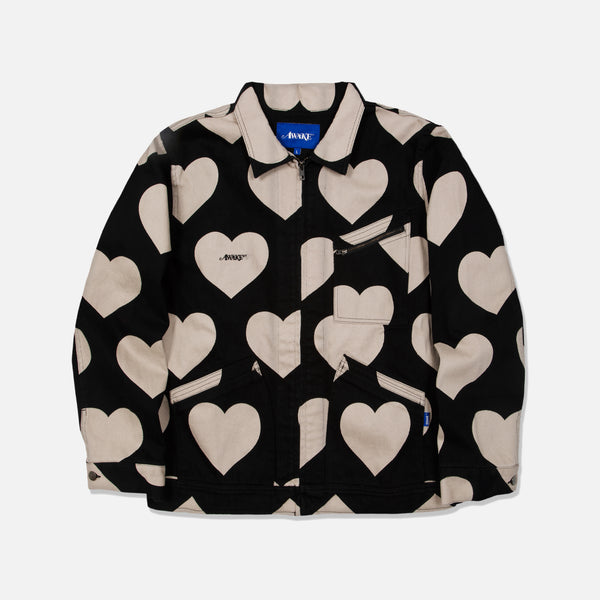 Awake NY Hearts Harrington Jacket - Black – Kith