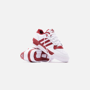 adidas white and maroon