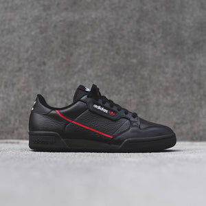 adidas continental 80 black and red