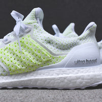 white and yellow ultra boost