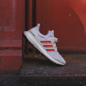 adidas ultra boost 4. chalk white active red