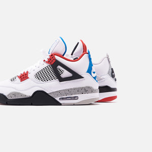 retro 4 red and blue