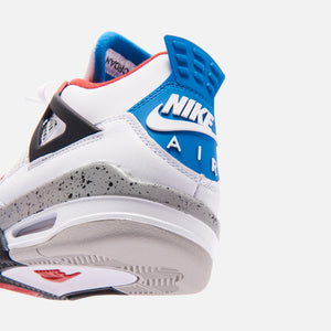 air jordan 4 retro se white military blue