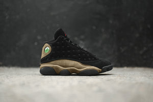 black and olive jordan 13