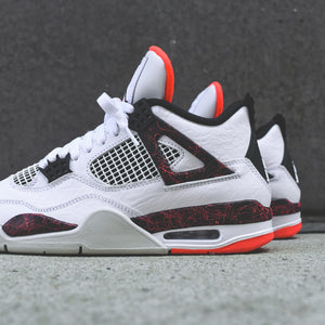 Nike Air Jordan 4 Retro - White / Black / Bright Crimson – Kith