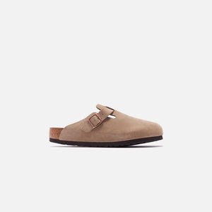 birkenstock boston suede taupe