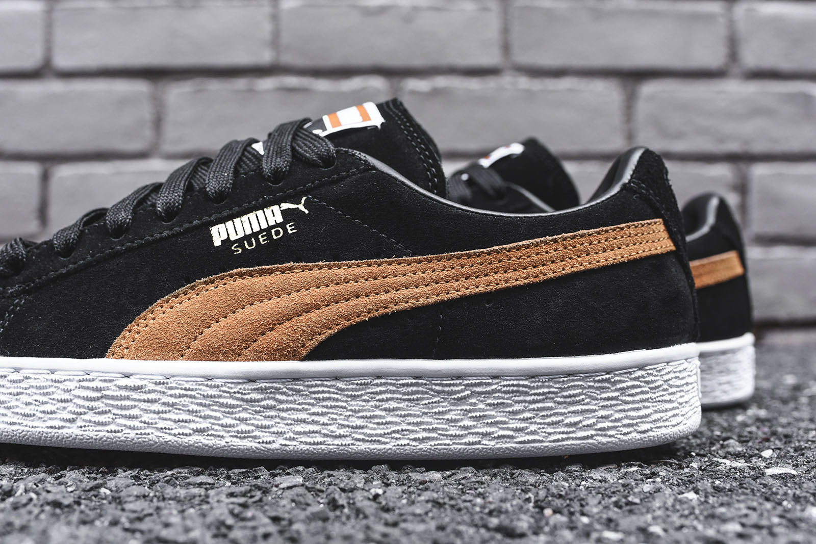 inca gold puma suede