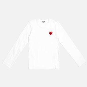 cdg tee white