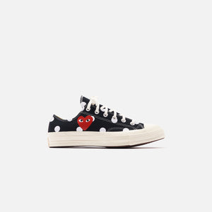 black converse x comme des garcons