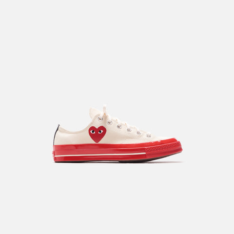 Hassy procedimiento proyector Converse x Comme des Garçons CDG Play Red Sole Low Top - Off White – Kith