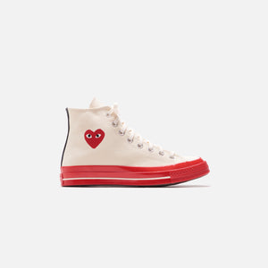 Converse x Comme des Garçons CDG Red Sole High Top Off White – Kith
